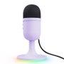 Trust Gaming Micrófono Gaming GXT 234 Yunix USB Lila para Streaming, PC, PS, Mac - Cardioide, RGB, Mute